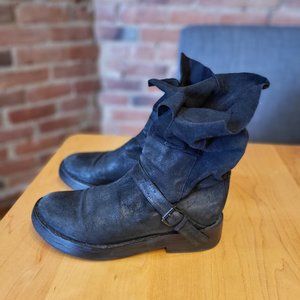 Ann Demeulemeester leather boots